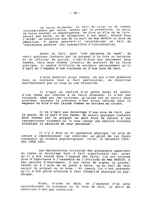 Les pages du m￯ire WAQUET ￬'appui du pourvoi n° F 90-80.934 - P10