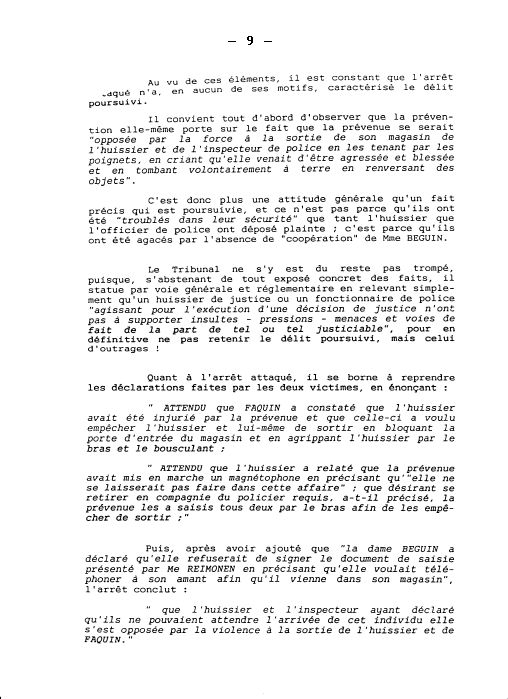 Les pages du m￯ire WAQUET ￬'appui du pourvoi n° F 90-80.934 - P9