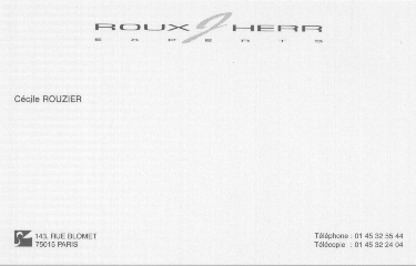 C�cile ROUZIER a bien voulu me recevoir