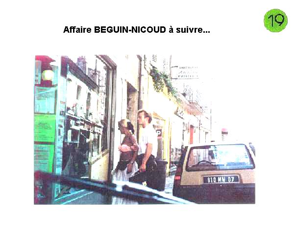 1992 - la secretaire du CEA dany et son fils devant ma boutique "Tentation" a Mont�limar.